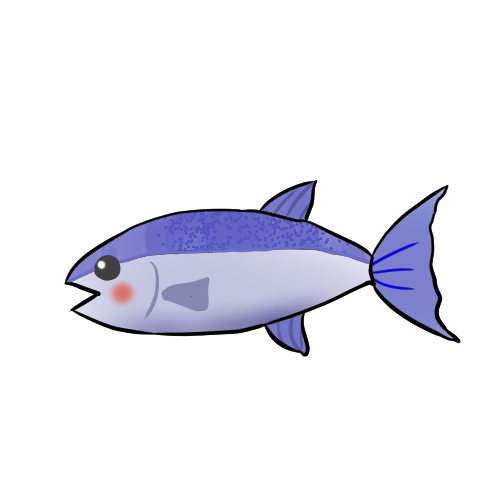0002】かわいいお魚さん！｜イラスト素材サイト
